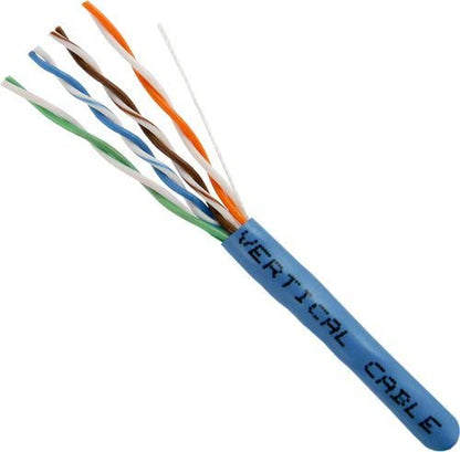 Vertical Cable CAT5E Riser Bulk Ethernet Cable, CMR UL Listed Solid Copper UTP, 24 AWG 1000FT