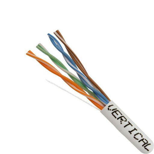 Vertical Cable CAT5E Riser Bulk Ethernet Cable, CMR UL Listed Solid Copper UTP, 24 AWG 1000FT