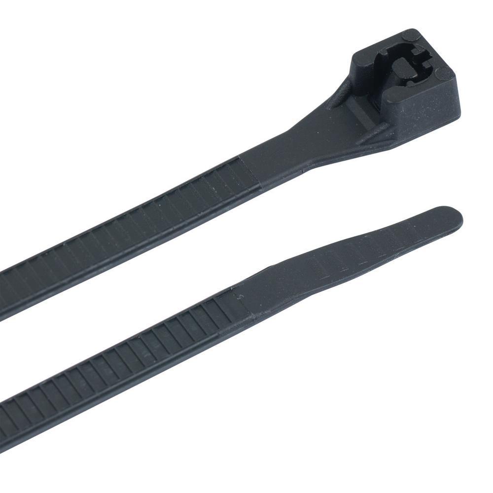 12" Cable Tie (Pack of 100) Black