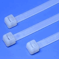 8" Cable Tie (Pack of 100) White