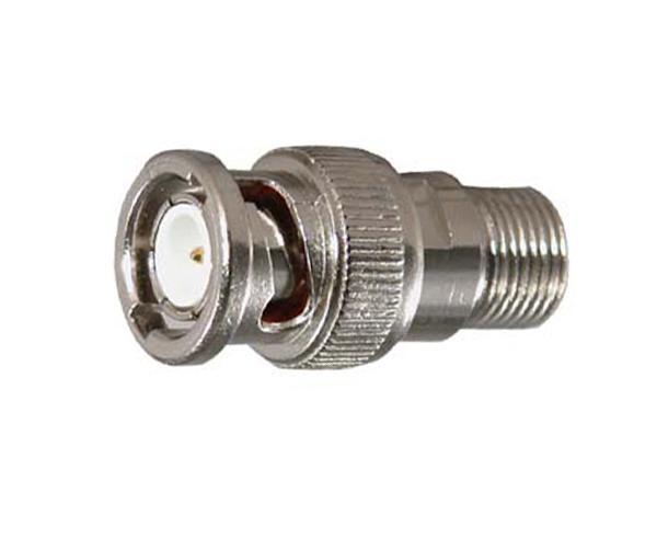 BNC Male to F-Type Female Adapter, Screw-On
