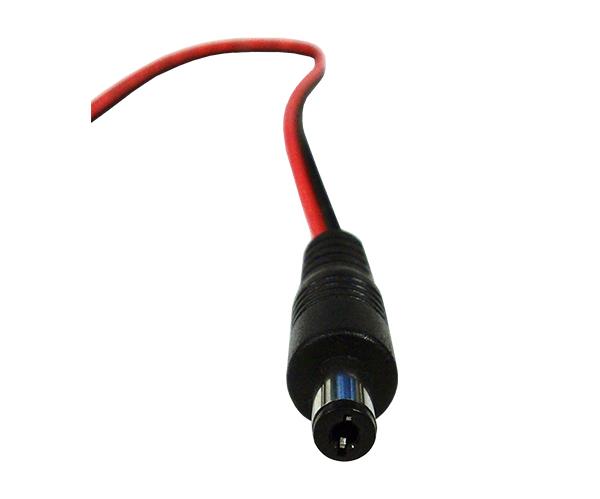 Female DC Power Cable Pigtail Adapter, 1' Leads