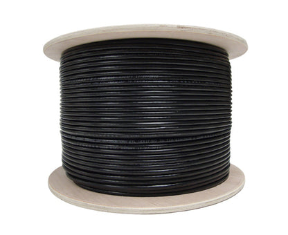 CAT5E Outdoor Bulk Ethernet Cable, Direct Burial Shielded Solid Copper, Dry Gel Tape, 24 AWG - 1000ft