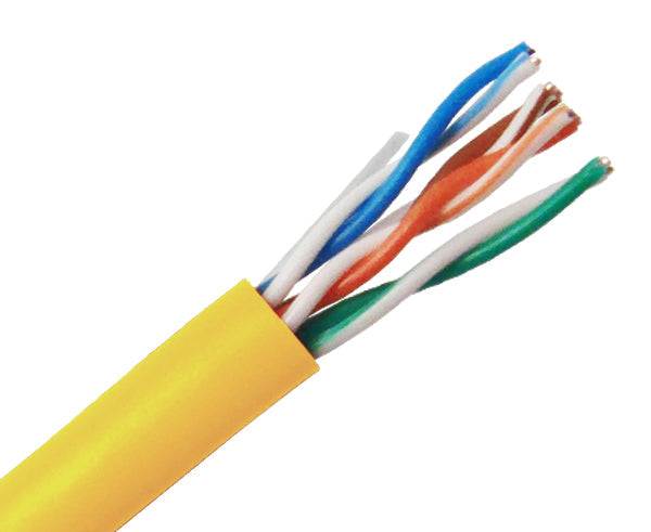 CAT5E Riser Bulk Ethernet Cable, CMR UL Listed Solid Copper UTP, 24 AWG 1000FT