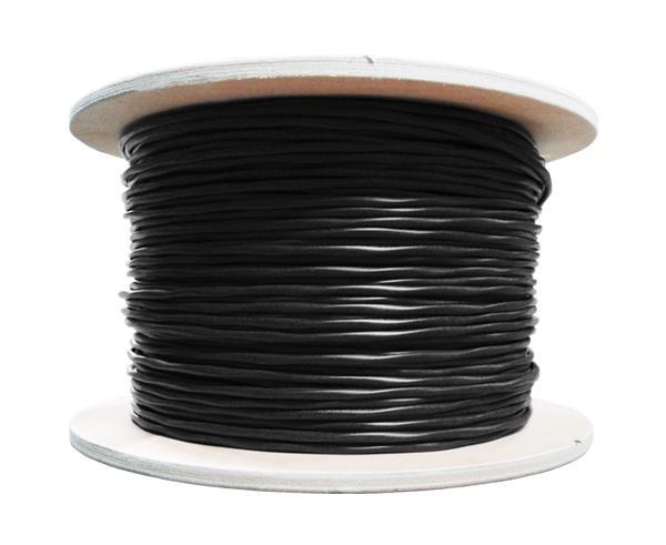 CAT7 Bulk Ethernet Cable, 10G Indoor/Outdoor Dual Shielded Solid Copper S/FTP, 23 AWG 1000FT