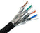 CAT7A Bulk Ethernet Cable, 10G Indoor/Outdoor Dual Shielded Solid Copper S/FTP, 23 AWG 1000FT