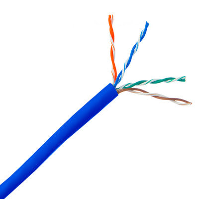 1000ft Plenum Blue Cat6 Solid Ethernet Cable