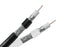RG6 Coaxial Cable, Dual Shield CMR, 18 AWG CCS, AL Foil Bonded + 60% AL Braid, 1000ft & 500ft, Black or White