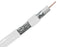Primus RG6 Dual Shield CM Coaxial Cable, 18 AWG CCS, AL Foil Bonded + 60% AL Braid, 1000', Black or White