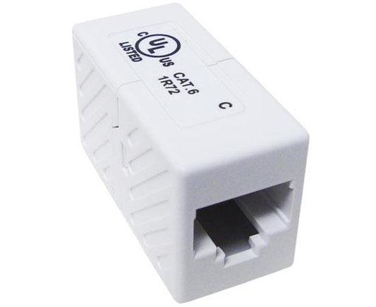 CAT6 Slim Inline Coupler Extension, Unshielded