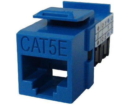 CAT5E Keystone Jack, Unshielded, MIG+, High Density