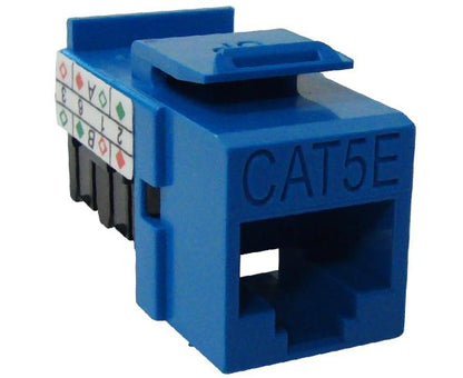 CAT5E Keystone Jack, Unshielded, MIG+, High Density