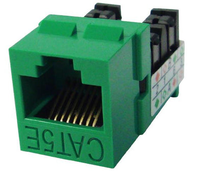 CAT5E Keystone Jack, Unshielded, MIG+, High Density