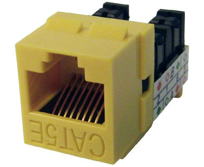 CAT5E Keystone Jack, Unshielded, MIG+, High Density