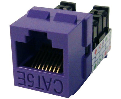 CAT5E Keystone Jack, Unshielded, MIG+, High Density