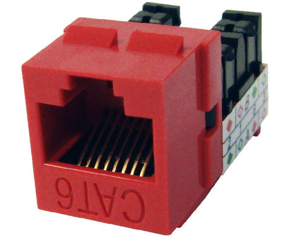 CAT6 RJ45 Punch Down Keystone Jack, Unshielded MIG+, High Density