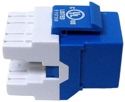 CAT6 MIG+ Keystone Jack, Unshielded, Component Rated, High Density