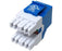 CAT6 MIG+ Keystone Jack, Unshielded, Component Rated, High Density