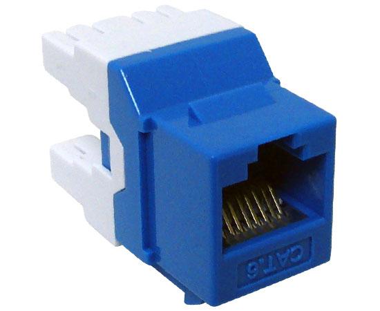 CAT6 MIG+ Keystone Jack, Unshielded, Component Rated, High Density