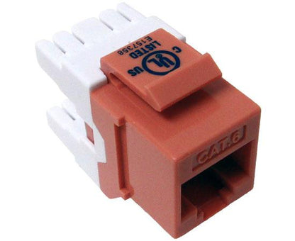 CAT6 MIG+ Keystone Jack, Unshielded, Component Rated, High Density