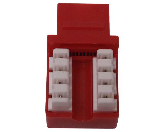 CAT6 Punch Down Keystone Jack, Unshielded, U-Style