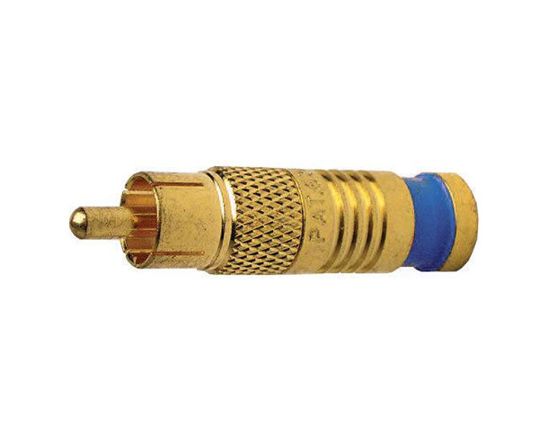 RG6 Quad Gold SealSmart™ RCA Coax Cable Connector