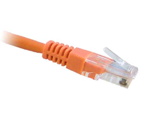 CAT5E Ethernet Patch Cable, Molded Boot, RJ45 - RJ45, 50ft