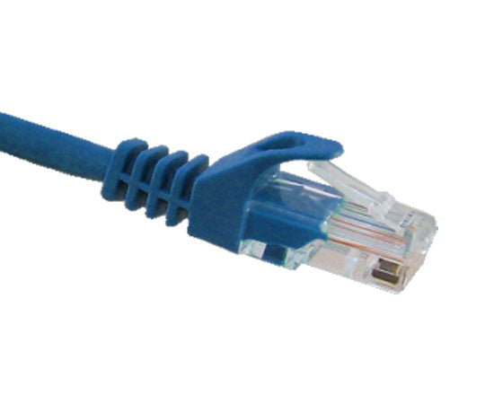 CAT5E Ethernet Patch Cable, Snagless Molded Boot, RJ45 - RJ45, 1ft