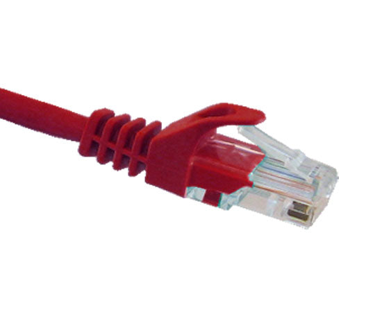 CAT5E Ethernet Patch Cable, Snagless Molded Boot, RJ45 - RJ45, 1ft