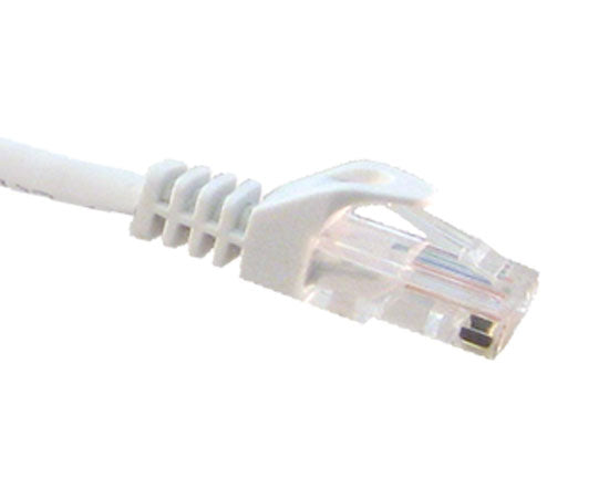 CAT5E Ethernet Patch Cable, Snagless Molded Boot, RJ45 - RJ45, 0.5ft