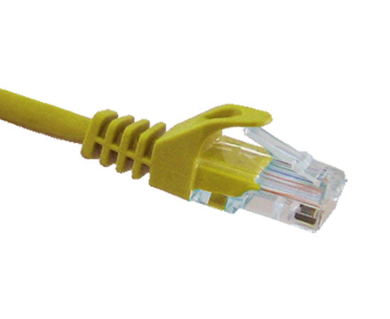 CAT5E Ethernet Patch Cable, Snagless Molded Boot, RJ45 - RJ45, 1ft