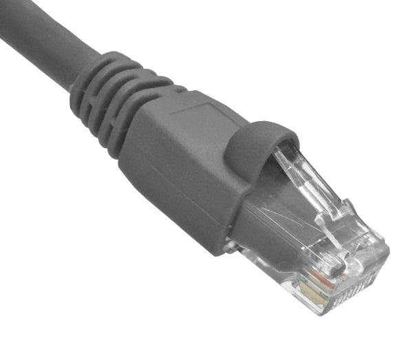 CAT6A Ethernet Patch Cable, 10G, Snagless Molded Boot, RJ45 - RJ45, 15ft