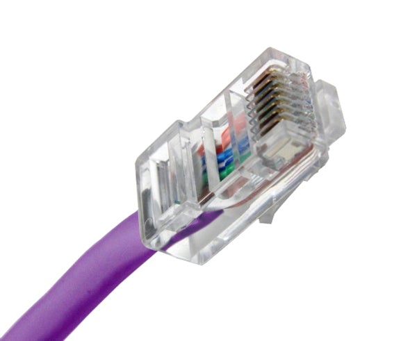 CAT5E Ethernet Patch Cable, Non-Booted, RJ45 - RJ45, 75ft