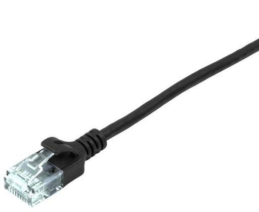 CAT6A Ethernet Patch Cable, Slim, Snagless Molded Boot, UTP, 10G, 28AWG, RJ45 - RJ45, 6ft