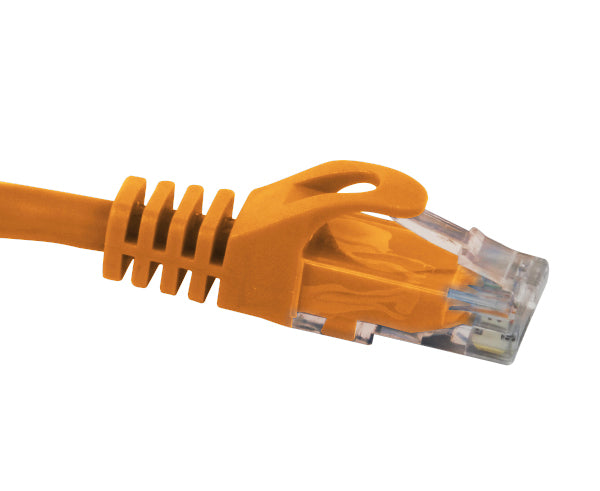 CAT6 Ethernet Patch Cable, Snagless Molded Boot, RJ45 - RJ45, 1ft