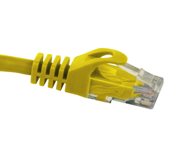 CAT6 Ethernet Patch Cable, Snagless Molded Boot, RJ45 - RJ45, 1ft