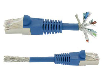 CAT7 Ethernet Patch Cable, Shielded, Snagless Molded Boot, S/FTP, 10G, RJ45 - RJ45, Overstock