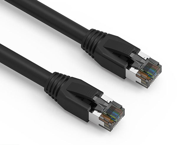 CAT8 Ethernet Patch Cable, Dual Shielded S/FTP, Snagless Molded Boot, 40G, 0.5FT