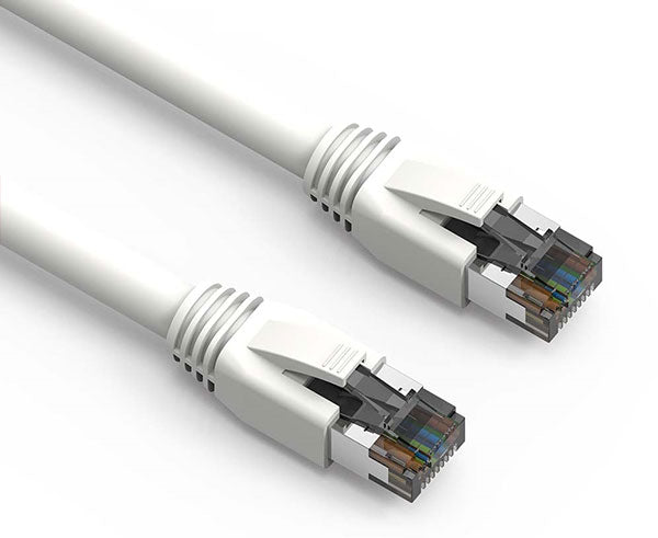 CAT8  Ethernet Patch Cable, Dual Shielded S/FTP, Snagless Molded Boot, 40G, 25FT