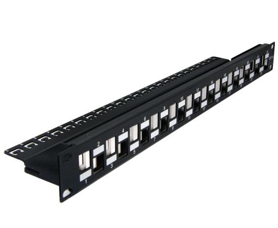 Shielded Blank Keystone Patch Panel, 24 Port, High Density