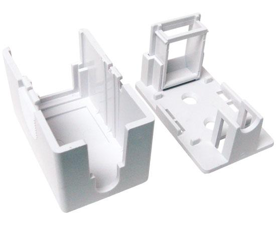 Surface Mount Box, 1-Port & 2-Port - White & Ivory