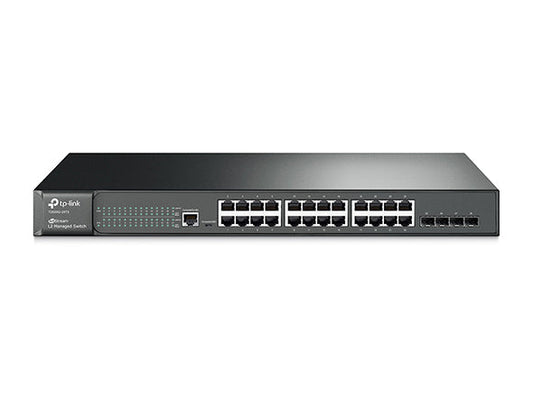 JetStream 24-Port Gigabit L2 Managed Ethernet Switch with 4 SFP Slots