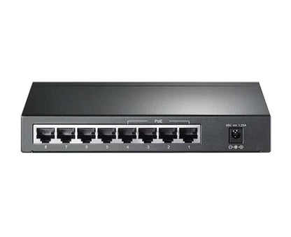 Unmanaged 8 Port Ethernet Switch with 4 PoE Ports, 10/100/1000Mbps