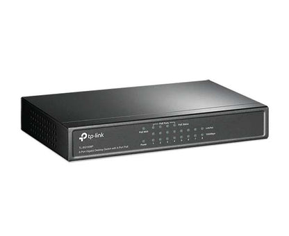 Unmanaged 8 Port Ethernet Switch with 4 PoE Ports, 10/100/1000Mbps