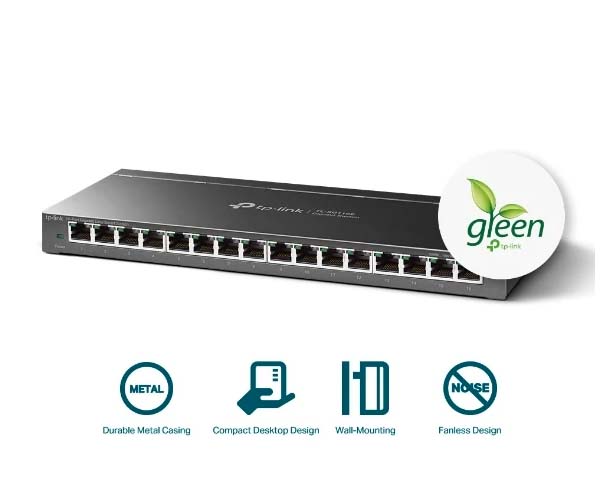 16-Port Gigabit Unmanaged Pro Ethernet Switch