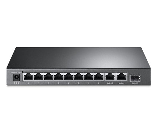 10-Port Gigabit Desktop Switch with 8-Port PoE+