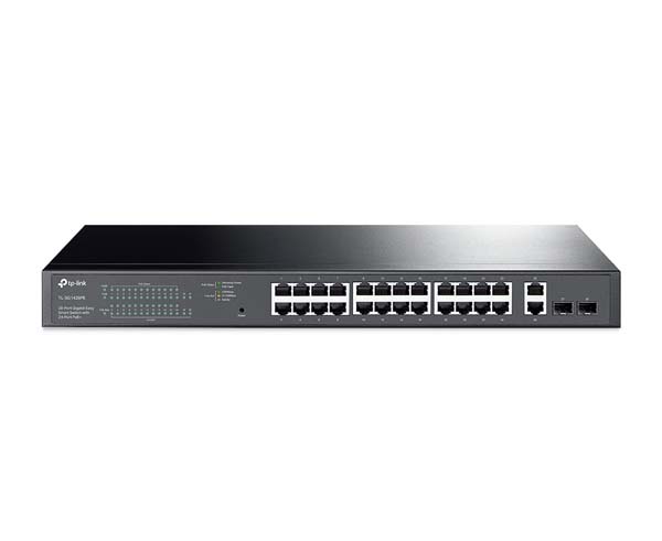 28-Port Gigabit Easy Smart Switch with 24-Port PoE+