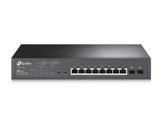 JetStream 10-Port Gigabit Smart Switch with 8-Port PoE+
