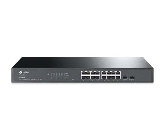 JetStream 16-Port Gigabit Smart Switch with 2 SFP Slots