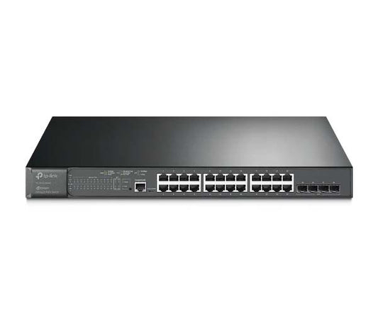 JetStream 28-Port Gigabit L2+ Managed Switch with 24-Port PoE+